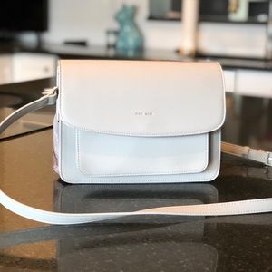 Gorgeous NWT Light Gray Zoe Crossbody - never used!